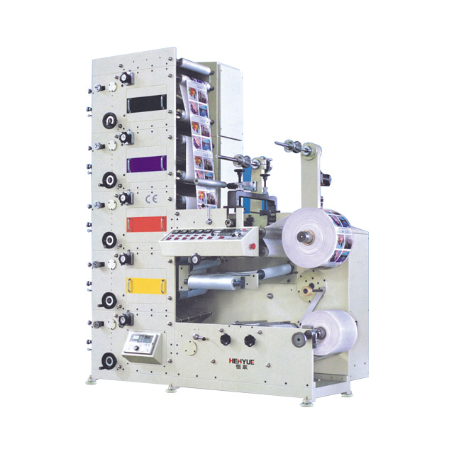 Label Paper Flexo Printing Machine with Slitter